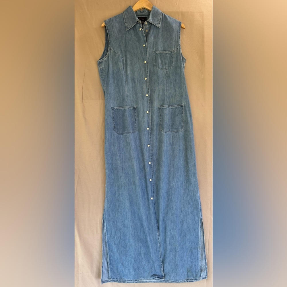 The Limited Blue Denim Women Jeans denim dress